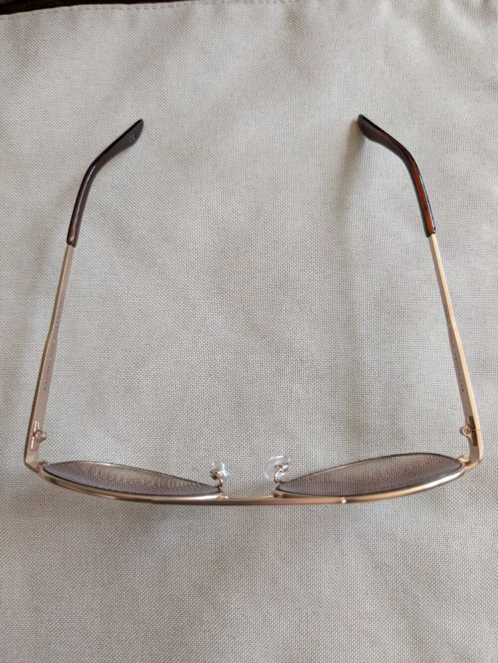 Rachel Zoe RZ Cleo Gold Frame Aviator Sunglasses
